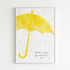 How I Met Your Mother Yellow Umbrella Poster