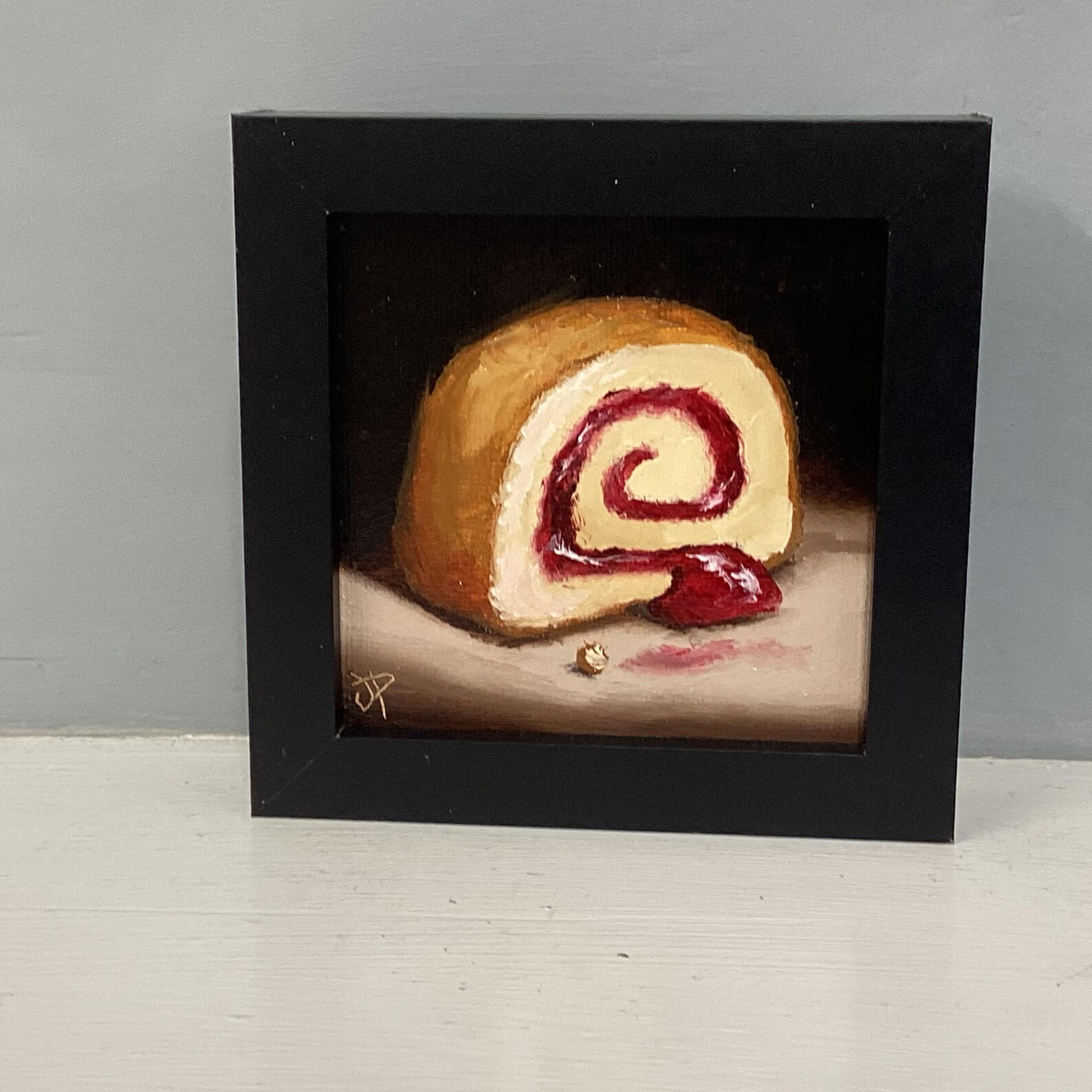 Little Jam Roly Poly Original Still Life Oil Painting, by Jane Palmer ...