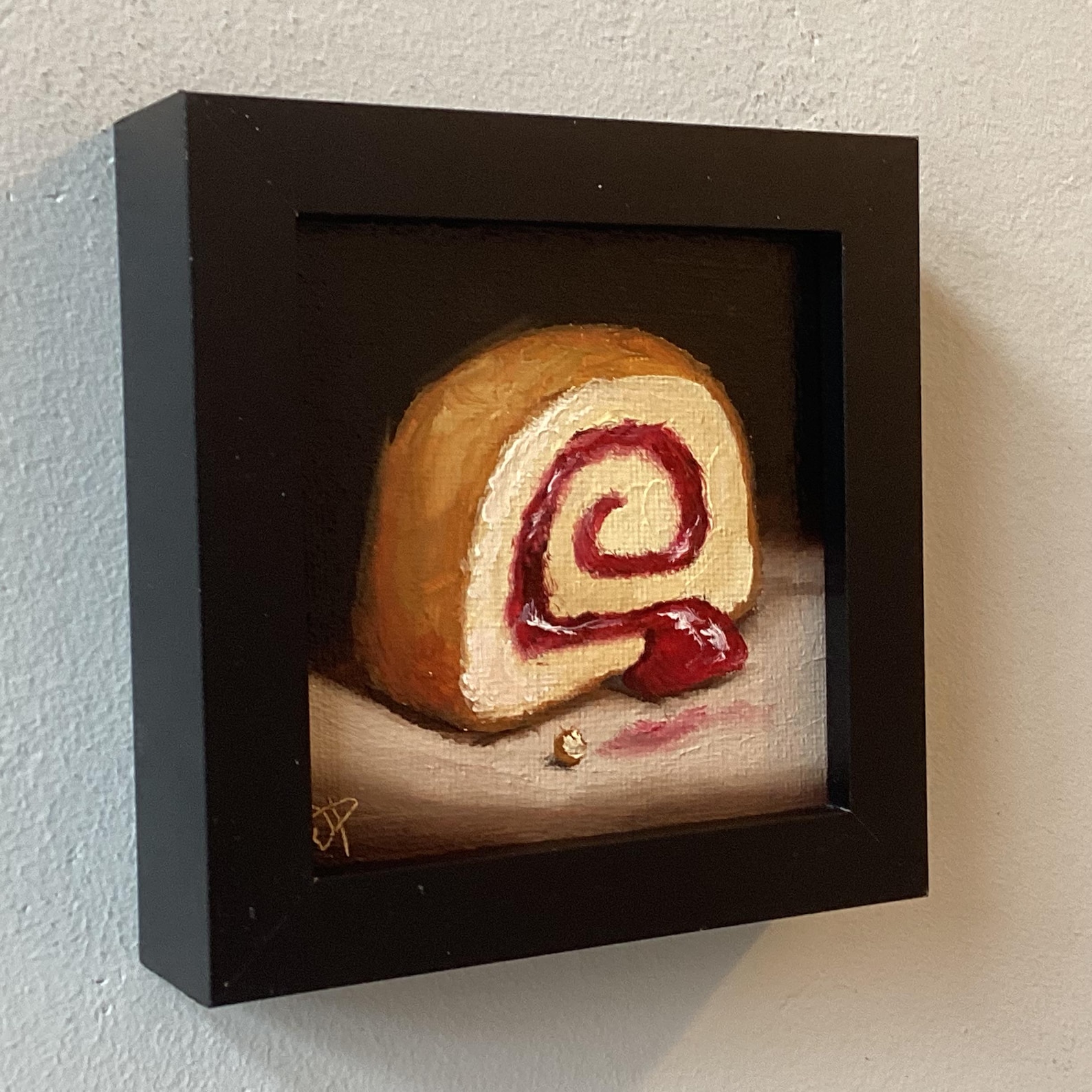 Little Jam Roly Poly Original Still Life Oil Painting, by Jane Palmer ...