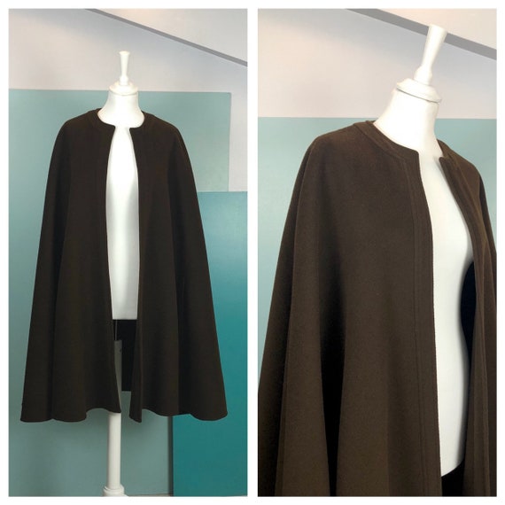 VALENTINO - 80s Valentino Wool Cape - Onesize