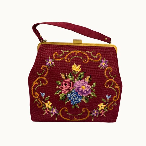50s/60s Embroidered Big Bag