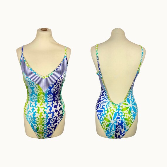 M 80s High Cut One Piece Swimwear Etsy M 80s High Cut One Piece Swimwear Etsy