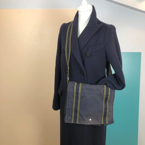 HERMÈS - Vintage Hèrmes Canvas Crossbody Bag