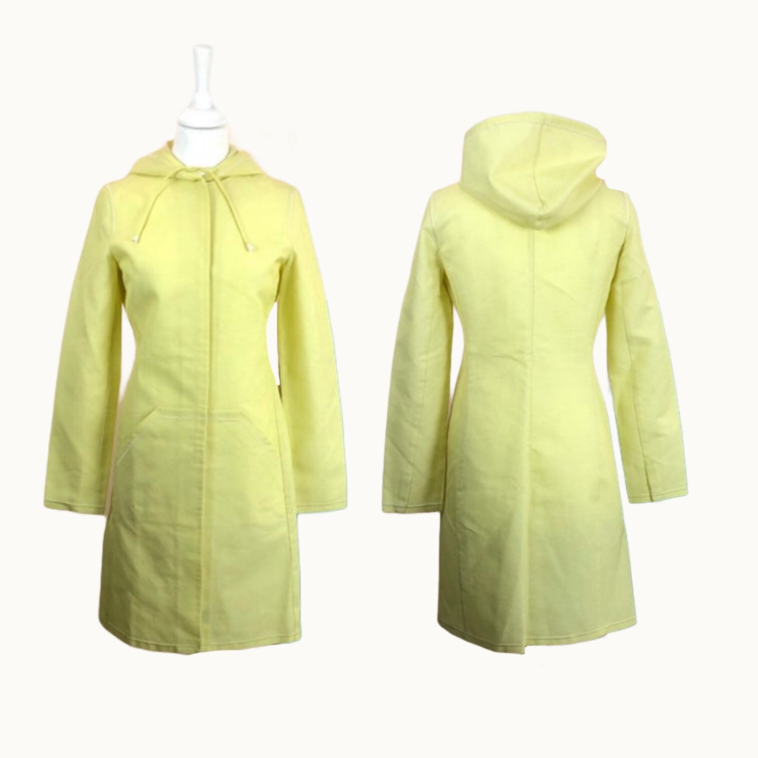 S MIU MIU 90s Cotton Blend Overcoat - Etsy Canada