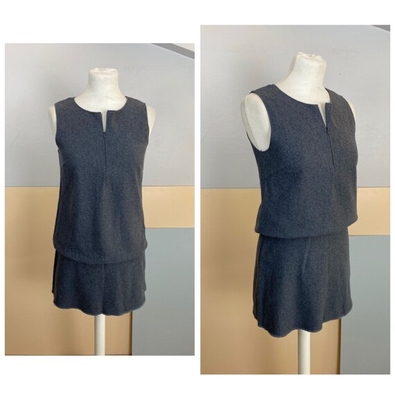 MIU MIU - 90s Wool Mini Dress - Size XS