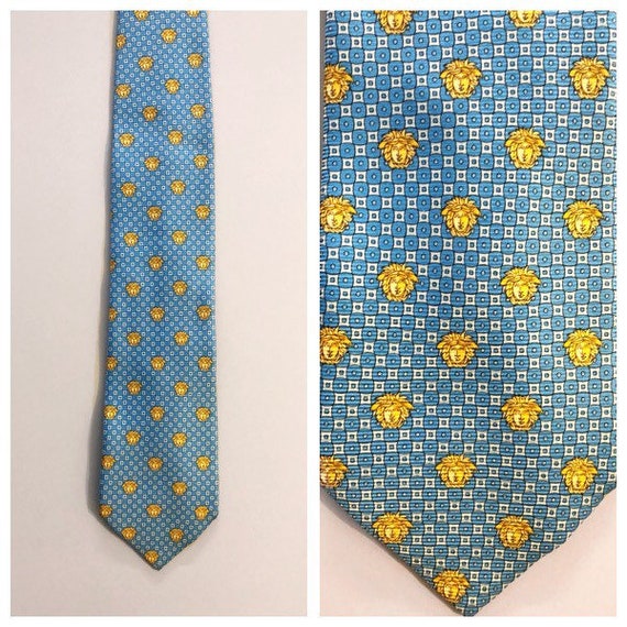GIANNI VERSACE - 90s Gianni Versace Medusa Necktie