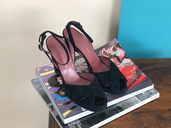 SERGIO ROSSI - 90s Sergio Rossi Heeled Sandals - E