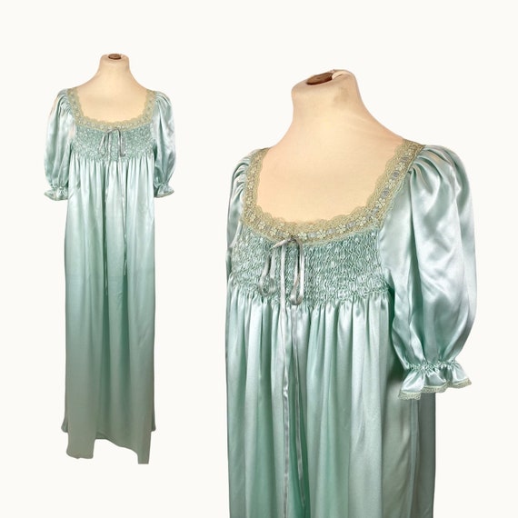 Silk vintage nightgown sale