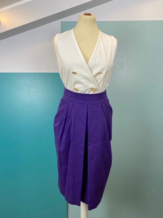 XS | MARNI - Y2K Purple Tulip Skirt - image 2