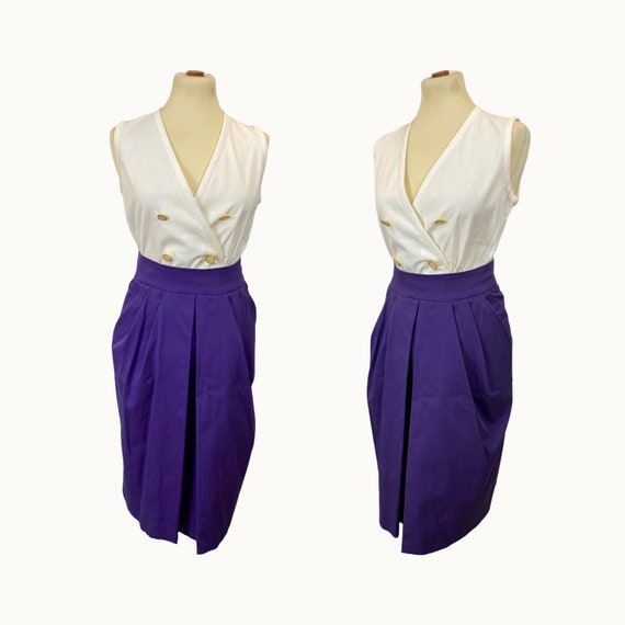 XS | MARNI - Y2K Purple Tulip Skirt - image 1