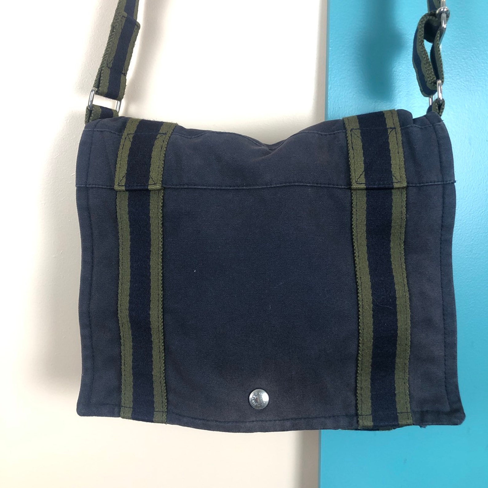 blue hermes crossbody bag