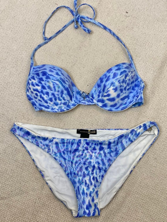 S | JUST CAVALLI - Y2K Animal Print Bikini - image 7