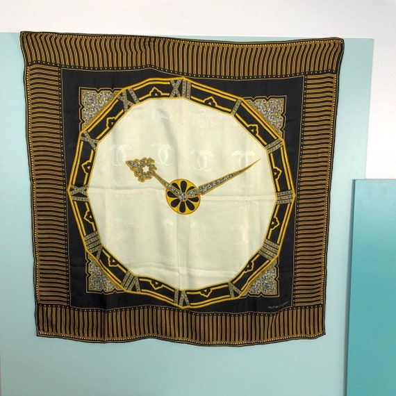 CARTIER - 80s Cartier Silk Scarf