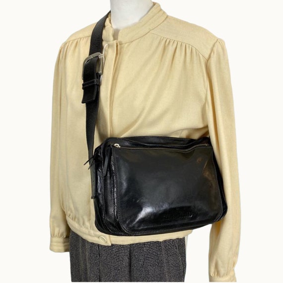 Reserved - MIU MIU - 90s Black Leather Crossbody B