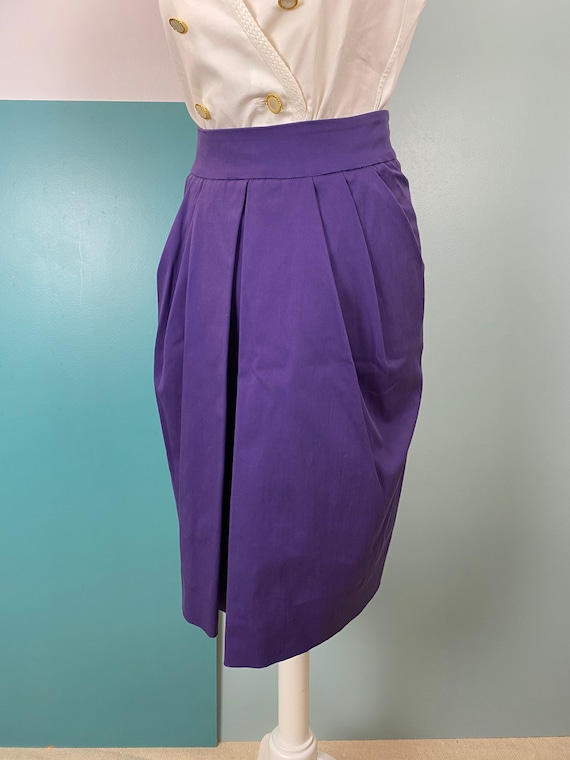 XS | MARNI - Y2K Purple Tulip Skirt - image 5