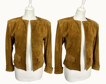 Size S | YVES SAINT LAURENT - 80s Rive Gauche Leather Jacket