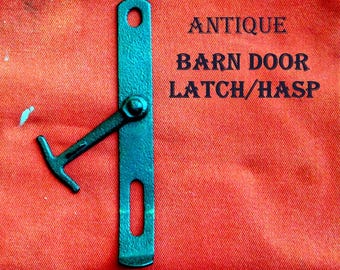 Antique Barn/Shed Door Safety Latch/Rasp Cast Iron Rustic Hardware