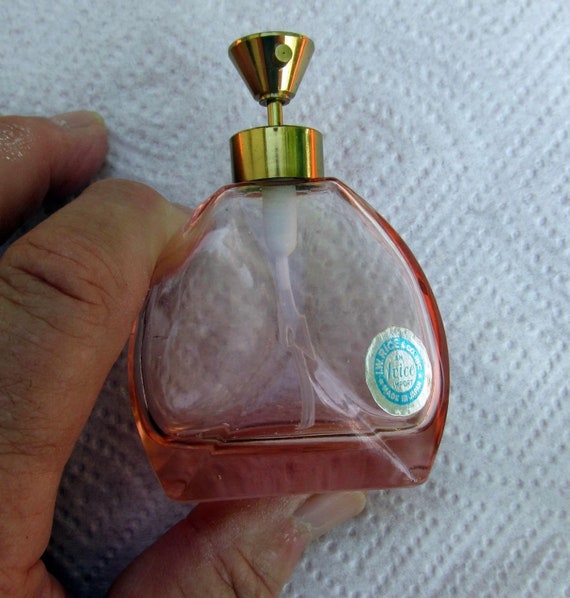 Vtg. Soft Pink/Peach I.W.Rice & Co. Perfume Atomi… - image 1