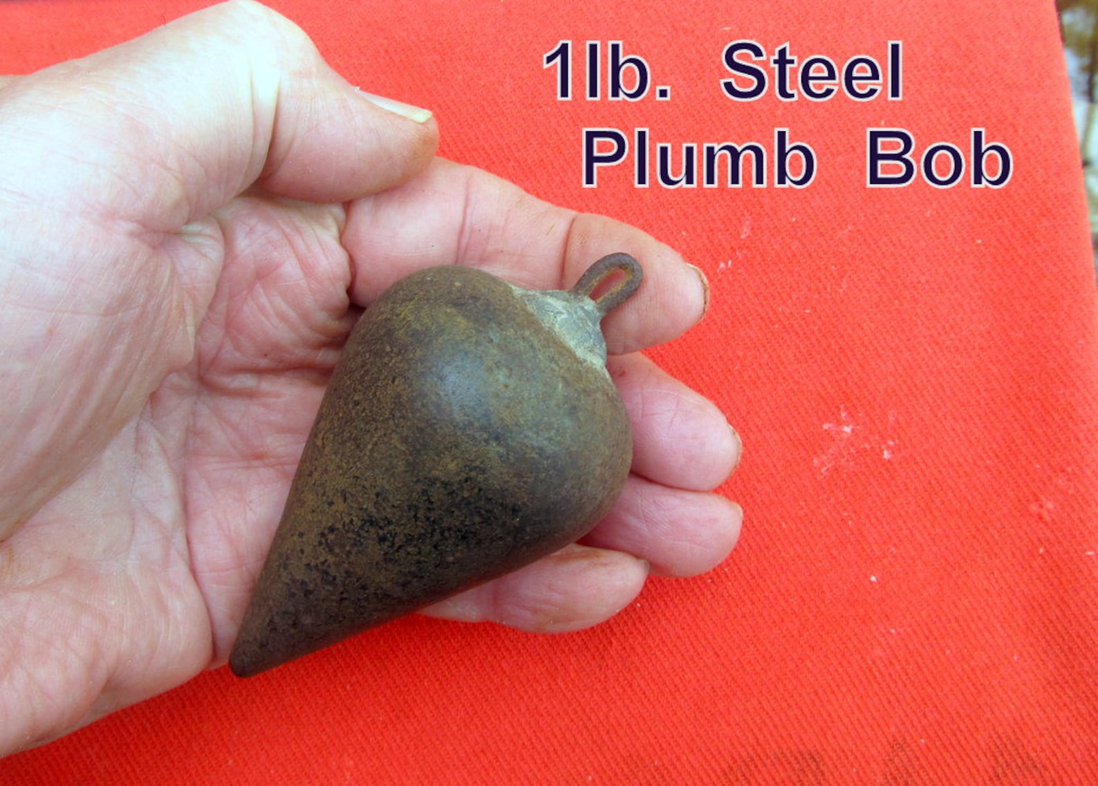 1 lb. Steel Plumb Bob Plummet 3''L x 2'' Etsy