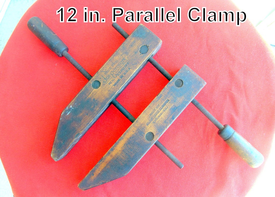 Wood 12in. Parallel Clamp Antique 2in. Square Etsy