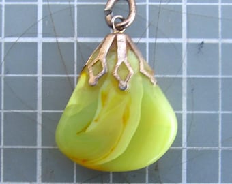 Mounted Natural Drop Gem Stone Pendant Unbranded Unknown Gem