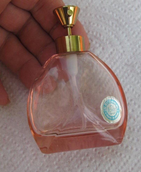 Vtg. Soft Pink/Peach I.W.Rice & Co. Perfume Atomi… - image 2