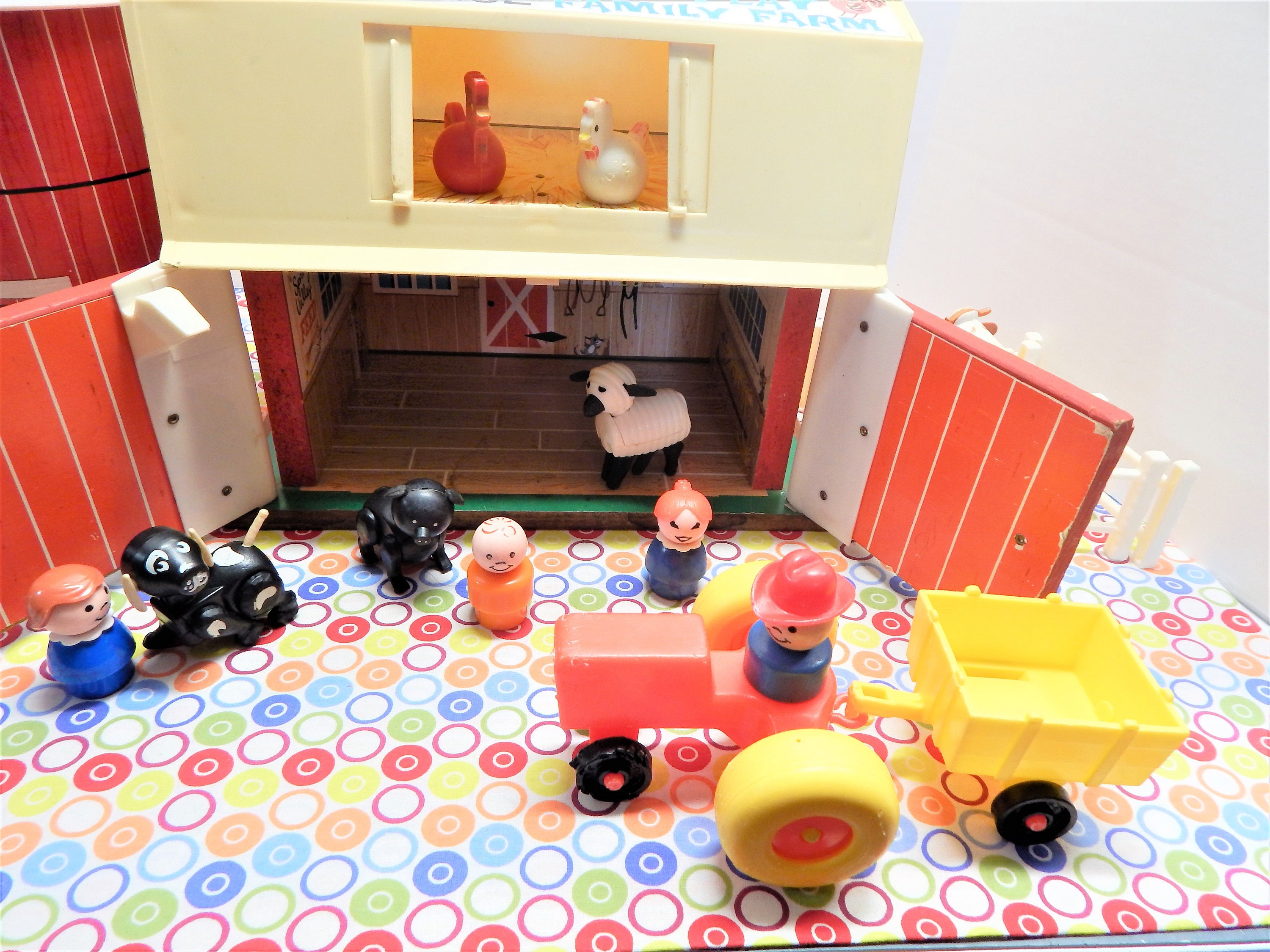 vintage fisher price barn and silo