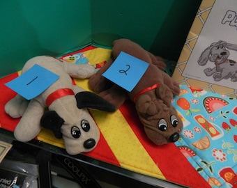 Pound puppy vintage stuffed toys 9inch and 18 inch very good condition Sold individually