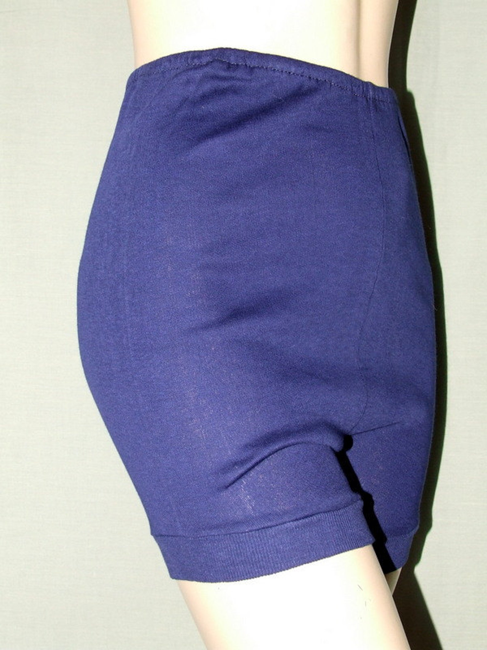 VINTAGE NAVYBLUE SCHOOL knickers. Fric Frac cotton interlock Etsy