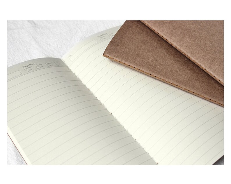 Journal Insert Refills Kraft Notebook Kraft Paper Note Book Etsy