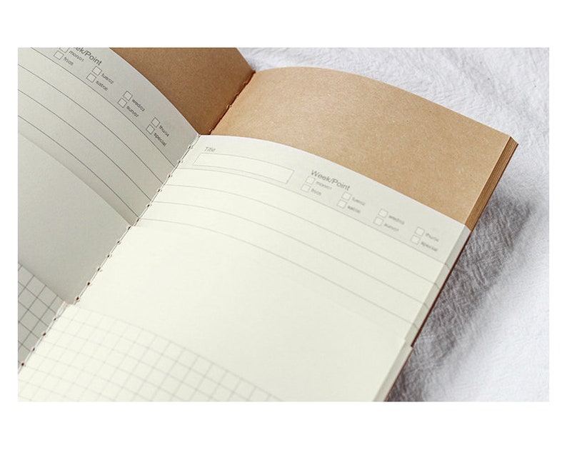 Journal Insert Refills Kraft Notebook Kraft Paper Note Book Etsy