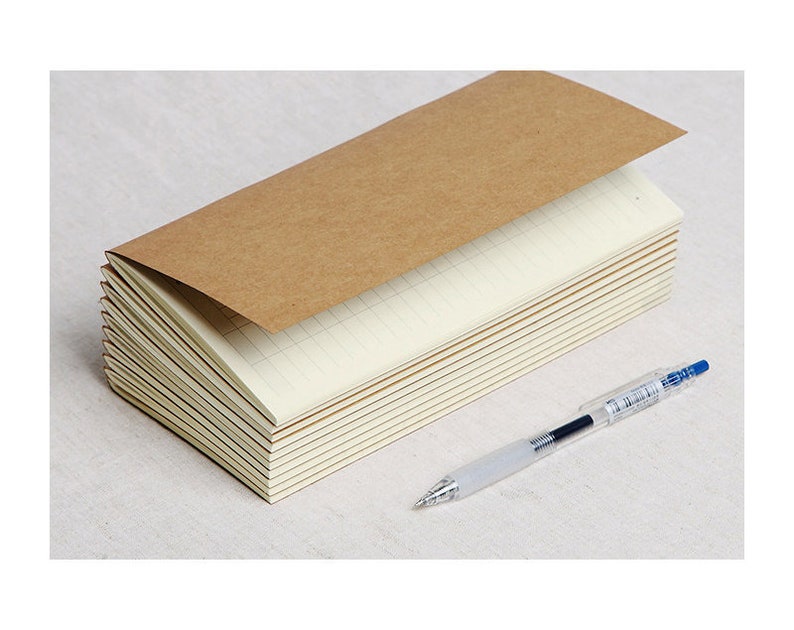 Journal Insert Refills Kraft Notebook Kraft Paper Note Book Etsy
