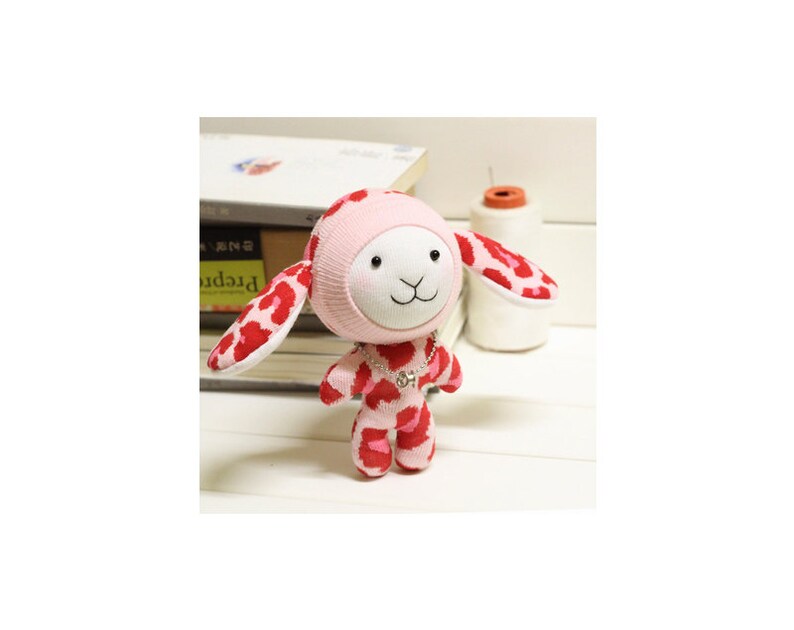 DIY Handmade Bunny Sock Doll Kit With Detailed English Color Etsy UK