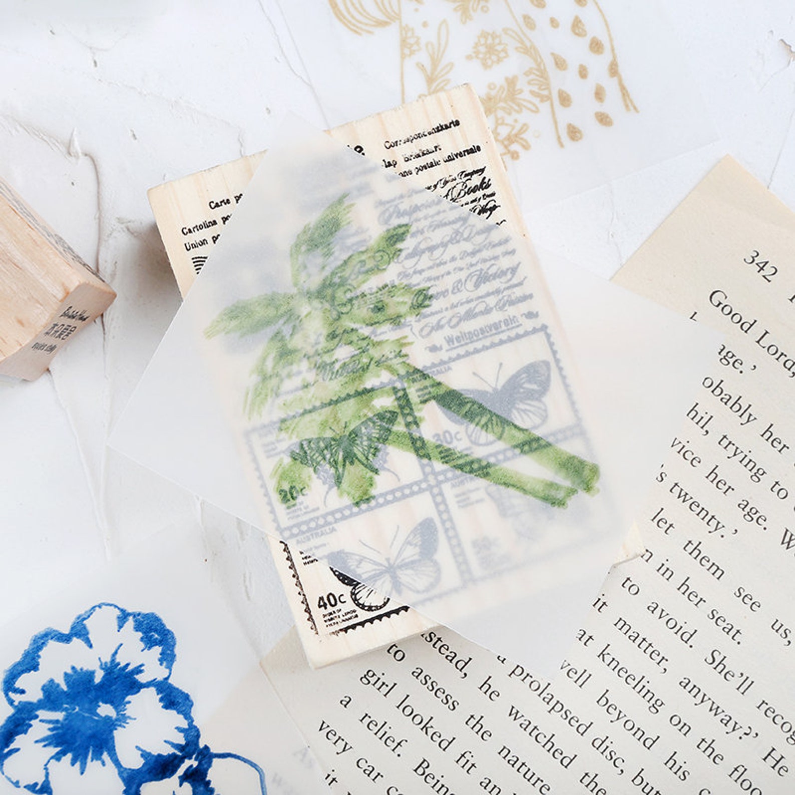 A5 Vellum Paper Plain Vellum Translucent Paper Pack for TN Etsy