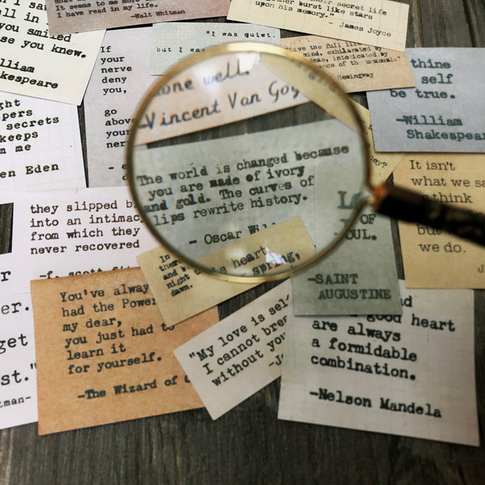 19pcs Vintage Quotes Sticker Set Inspirational Quotes Antique Etsy