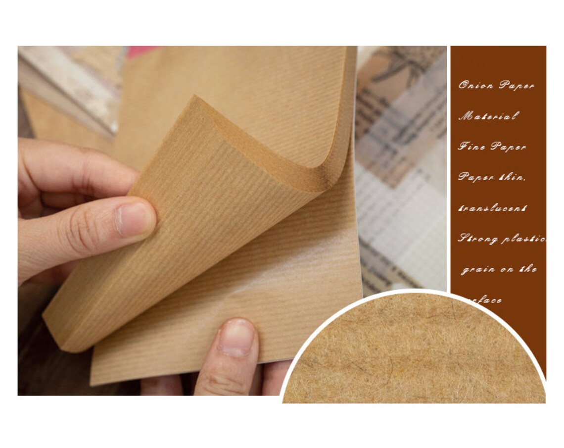 Onion Skin Paper 100 sheets Onionskin Paper Pack for TN Etsy