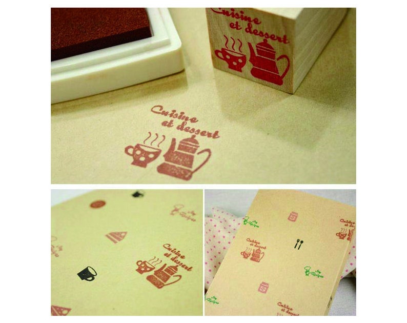 Colorful Ink Pad Rubber Stamp Ink Stamp Pads Craft Inkpad Etsy