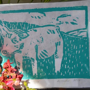 Little Piggie - Going to Market original artwork