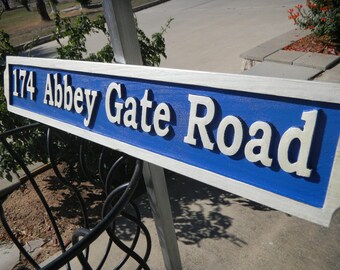 Directional Signs Carved Cedar Wood Long Lasting Etsy