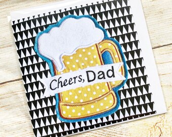 Fathers Day card, Dad Card, Cheers Dad