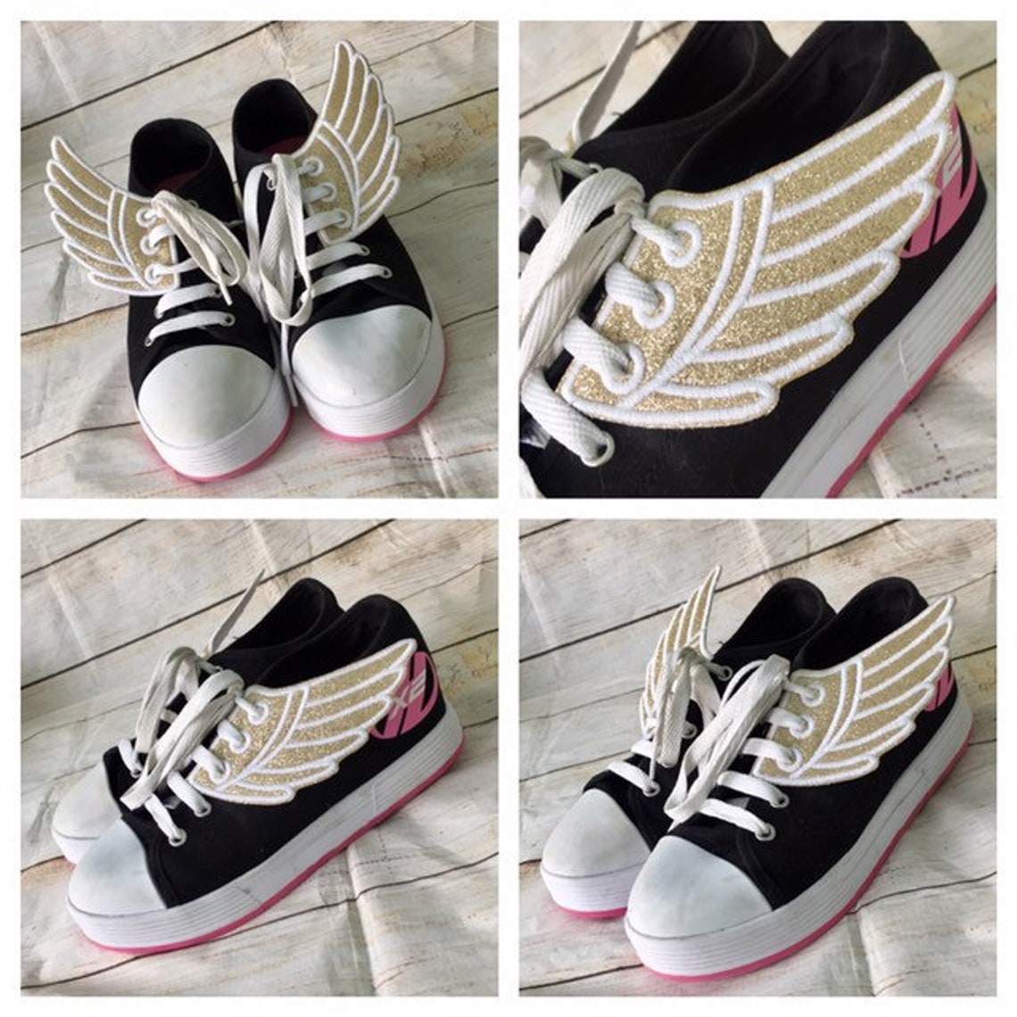 Angel Shoe Wings Fairy Glitter Wings Trainer Wings Etsy