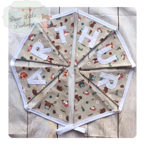 Elephant Bunting Nursery Decor Personalised Bunting New Etsy