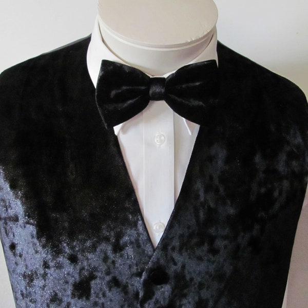 crushed velvet tie