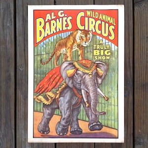 3 Different 1960s Original BARNUM & BAILEY Posters World Museum Poster Collection