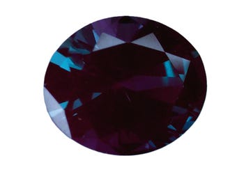 Lab Created (Czochralski Method) Chrysoberyl Alexandrite  Color Change