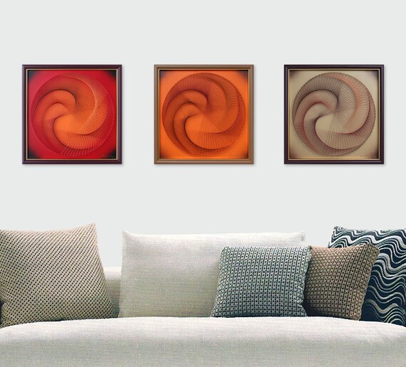 Zen Wall Art for Home or Office Framed Sacred Geometry Etsy