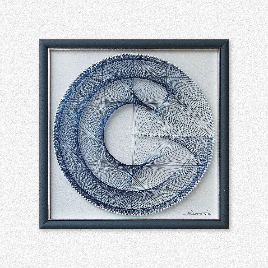 String Art Set 3D Framed Art Abstract Wall Art Beautiful Etsy