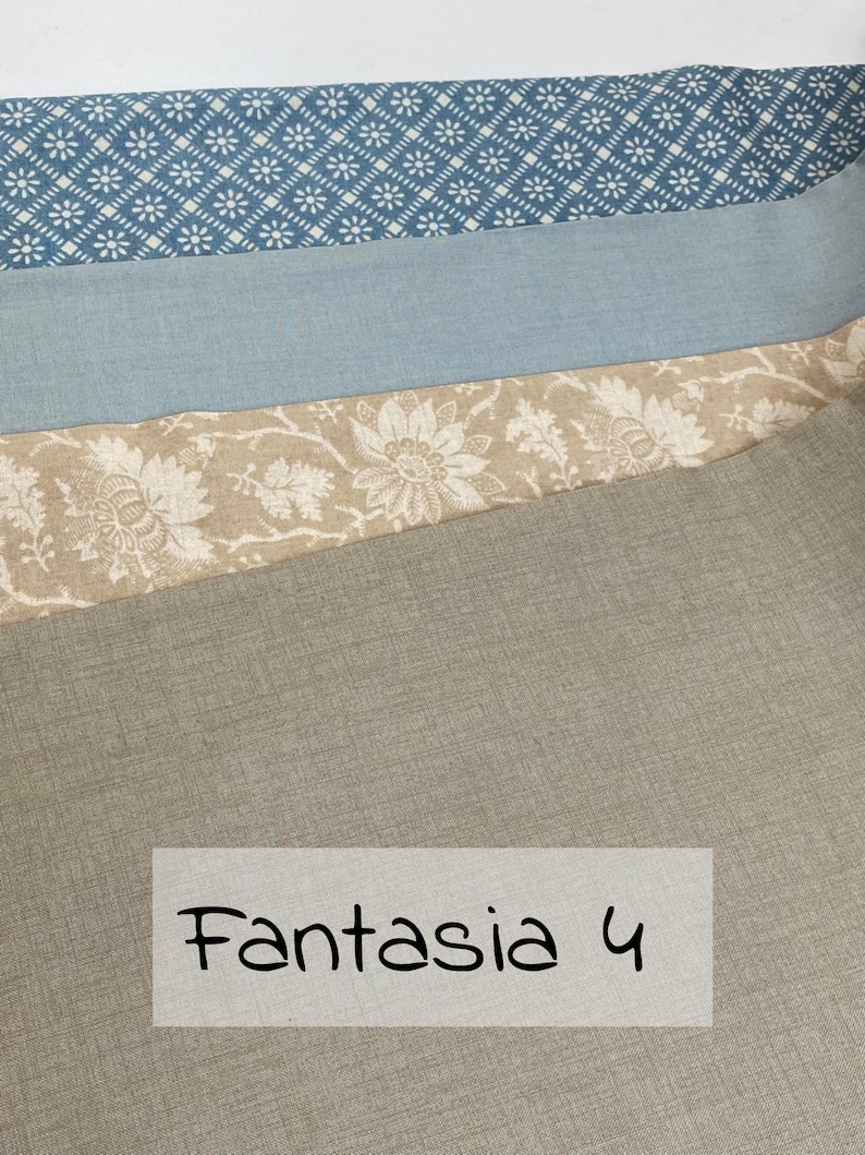 Tessuto cotone americano, tagli da 20x110 cm, tessuto per patchwork, cucito creativo, pupazzeria, la vie boheme french general, moda fabrics Fantasia nr. 4