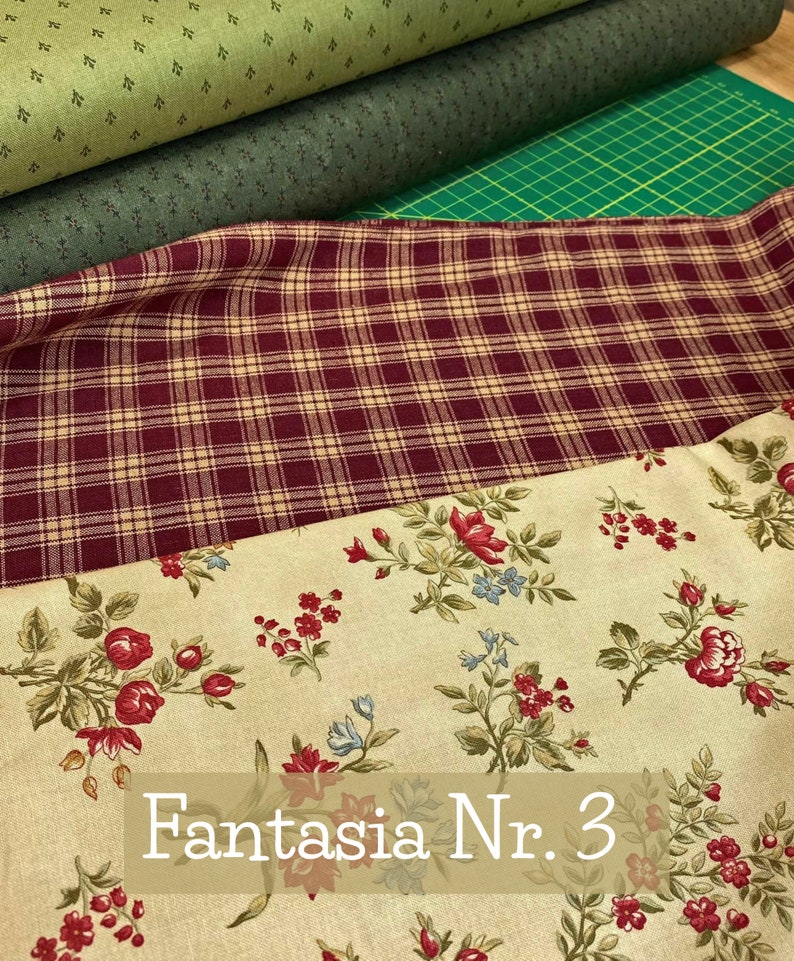 Country Home, tessuto cotone americano, tessuto fantasia, tessuto per patchwork, cucito creativo, pupazzeria, tessuto al metro Fantasia Nr.3