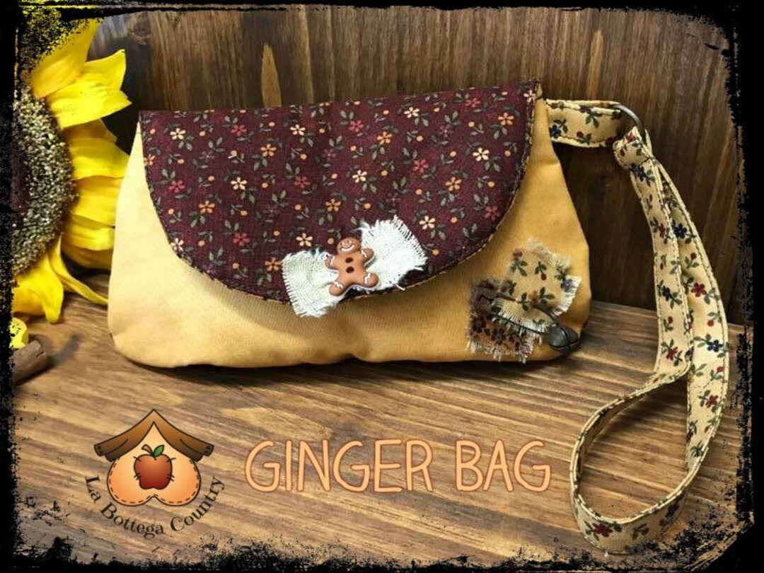 Ginger Bag Sewing Pattern, Creative Sewing, Wristlet Etsy